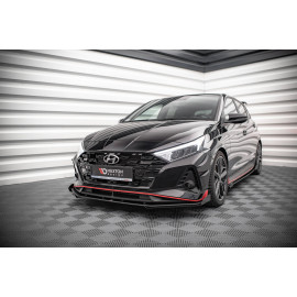 MAXTON Street Pro Lame Du Pare-Chocs Avant V.1 + Flaps Hyundai I20 N Mk3 MAXTON Street Pro Lame Du Pare-Chocs Avant V.1 + Flaps Hyundai I20 N Mk3