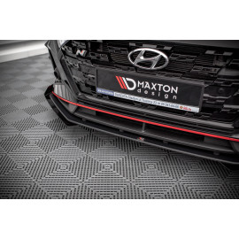 MAXTON Street Pro Lame Du Pare-Chocs Avant V.1 + Flaps Hyundai I20 N Mk3 MAXTON Street Pro Lame Du Pare-Chocs Avant V.1 + Flaps Hyundai I20 N Mk3