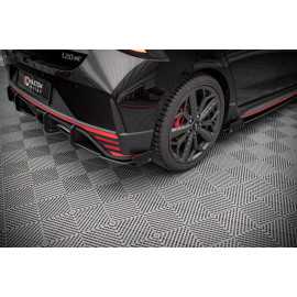 MAXTON Street Pro Lame Du Pare Chocs Arriere + Flaps Hyundai I20 N Mk3 MAXTON Street Pro Lame Du Pare Chocs Arriere + Flaps Hyundai I20 N Mk3