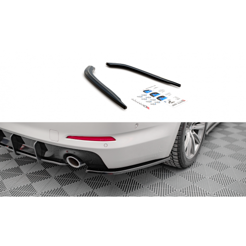 MAXTON Lames De Pare-Chocs Arrière Latérales BMW 5 G30 MAXTON Lames De Pare-Chocs Arrière Latérales BMW 5 G30