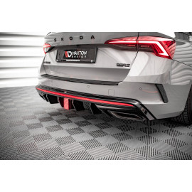 MAXTON Rajout Du Pare-Chocs Arriere Skoda Octavia RS Mk4 MAXTON Rajout Du Pare-Chocs Arriere Skoda Octavia RS Mk4