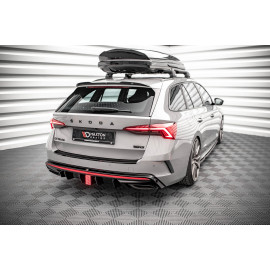 MAXTON Rajout Du Pare-Chocs Arriere Skoda Octavia RS Mk4 MAXTON Rajout Du Pare-Chocs Arriere Skoda Octavia RS Mk4