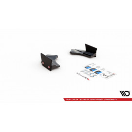 MAXTON Lames De Pare-Chocs Arrière Latérales + Ailerons V.4 Ford Fiesta ST Mk8 MAXTON Lames De Pare-Chocs Arrière Latérales + Ailerons V.4 Ford Fiesta ST Mk8