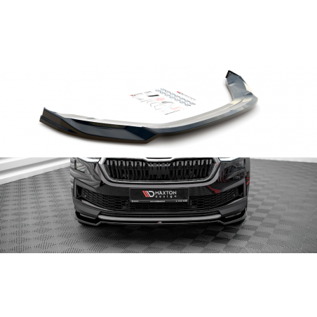 MAXTON Lame Du Pare-Chocs Avant V.2 Skoda Kodiaq Mk1 Facelift