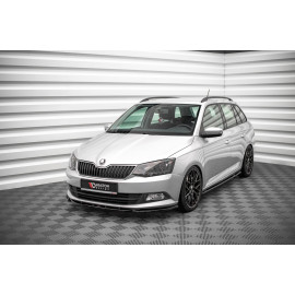 MAXTON Lame Du Pare-Chocs Avant V.2 Skoda Fabia Mk3 MAXTON Lame Du Pare-Chocs Avant V.2 Skoda Fabia Mk3