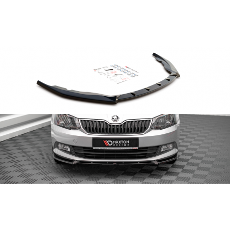 MAXTON Lame Du Pare-Chocs Avant V.1 Skoda Fabia Mk3