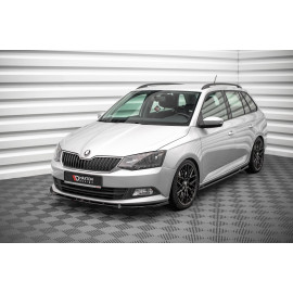 MAXTON Lame Du Pare-Chocs Avant V.1 Skoda Fabia Mk3 MAXTON Lame Du Pare-Chocs Avant V.1 Skoda Fabia Mk3