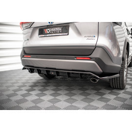 MAXTON Central Arriere Splitter (avec une barre verticale) Toyota RAV4 Mk5 MAXTON Central Arriere Splitter (avec une barre verticale) Toyota RAV4 Mk5