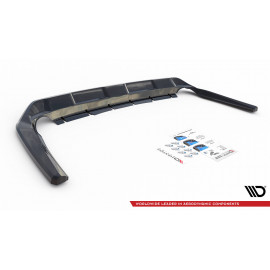 MAXTON Central Arriere Splitter (avec une barre verticale) Toyota RAV4 Mk5 MAXTON Central Arriere Splitter (avec une barre verticale) Toyota RAV4 Mk5