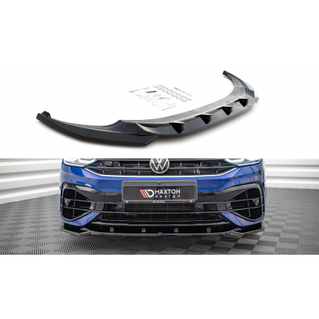 MAXTON Lame Du Pare-Chocs Avant V.3 Volkswagen Tiguan R / R-Line Mk2 Facelift
