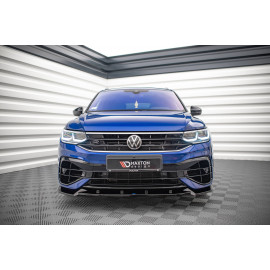 MAXTON Lame Du Pare-Chocs Avant V.2 Volkswagen Tiguan R / R-Line Mk2 Facelift