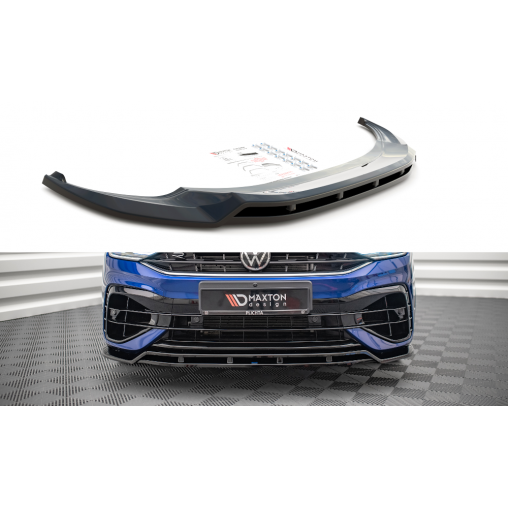 MAXTON Lame Du Pare-Chocs Avant V.1 Volkswagen Tiguan R / R-Line Mk2 Facelift MAXTON Lame Du Pare-Chocs Avant V.1 Volkswagen Tiguan R / R-Line Mk2 Facelift