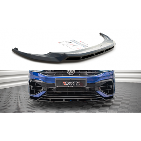 MAXTON Lame Du Pare-Chocs Avant V.1 Volkswagen Tiguan R / R-Line Mk2 Facelift