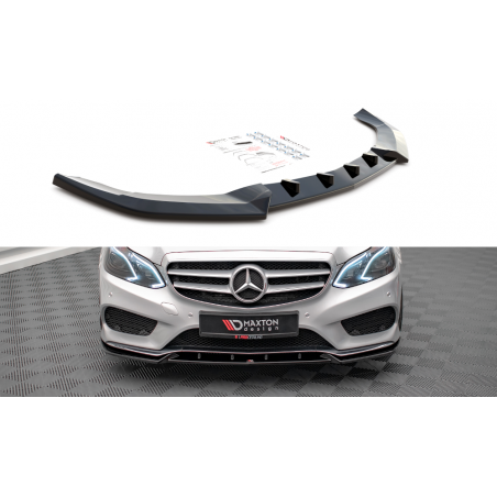 MAXTON Lame Du Pare-Chocs Avant V.2 Mercedes-Benz E AMG-Line Sedan W212 Facelift