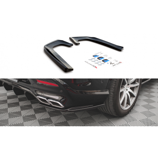 MAXTON Lames De Pare-Chocs Arrière Latérales V.1 Mercedes-Benz GLE Coupe 63AMG C292 MAXTON Lames De Pare-Chocs Arrière Latérales V.1 Mercedes-Benz GLE Coupe 63AMG C292