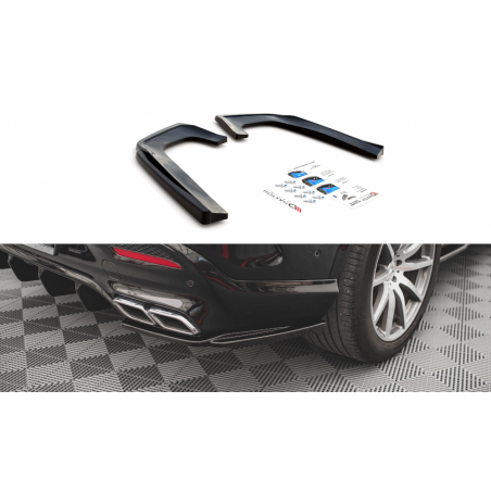 MAXTON Lames De Pare-Chocs Arrière Latérales V.1 Mercedes-Benz GLE Coupe 63AMG C292