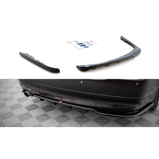 MAXTON Central Arriere Splitter (avec une barre verticale) BMW 3 Sedan E90 MAXTON Central Arriere Splitter (avec une barre verticale) BMW 3 Sedan E90
