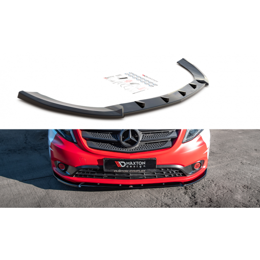 MAXTON Lame Du Pare-Chocs Avant V.2 Mercedes-Benz Vito W447 Facelift MAXTON Lame Du Pare-Chocs Avant V.2 Mercedes-Benz Vito W447 Facelift
