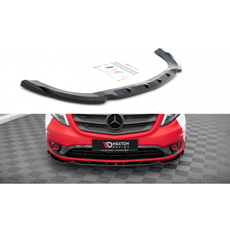 MAXTON Lame Du Pare-Chocs Avant V.1 Mercedes-Benz Vito W447 Facelift