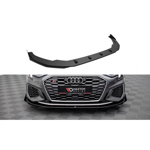 MAXTON Street Pro Lame Du Pare-Chocs Avant V.1 + Flaps Audi S3 / A3 S-Line 8Y MAXTON Street Pro Lame Du Pare-Chocs Avant V.1 + Flaps Audi S3 / A3 S-Line 8Y