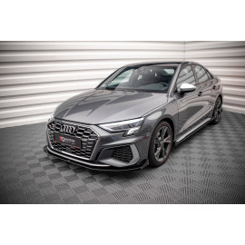 MAXTON Street Pro Lame Du Pare-Chocs Avant V.1 + Flaps Audi S3 / A3 S-Line 8Y MAXTON Street Pro Lame Du Pare-Chocs Avant V.1 + Flaps Audi S3 / A3 S-Line 8Y