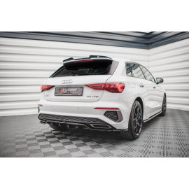 MAXTON Central Arriere Splitter (avec une barre verticale) Audi A3 S-Line Sportback 8Y MAXTON Central Arriere Splitter (avec une barre verticale) Audi A3 S-Line Sportback 8Y