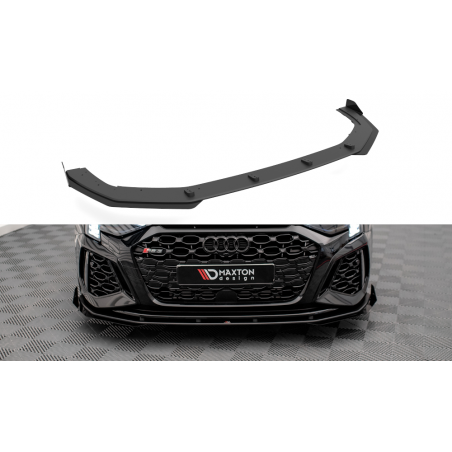 MAXTON Street Pro Lame Du Pare-Chocs Avant V.1 + Flaps Audi RS3 Sportback 8Y
