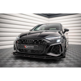 MAXTON Street Pro Lame Du Pare-Chocs Avant V.1 + Flaps Audi RS3 Sportback 8Y MAXTON Street Pro Lame Du Pare-Chocs Avant V.1 + Flaps Audi RS3 Sportback 8Y