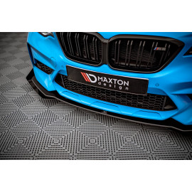 MAXTON Street Pro Lame Du Pare-Chocs Avant V.1 + Flaps BMW M2 Competition F87 MAXTON Street Pro Lame Du Pare-Chocs Avant V.1 + Flaps BMW M2 Competition F87