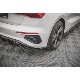 MAXTON Lames De Pare-Chocs Arrière Latérales V.2 Audi S3 Sportback 8Y MAXTON Lames De Pare-Chocs Arrière Latérales V.2 Audi S3 Sportback 8Y