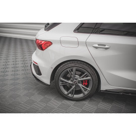 MAXTON Lames De Pare-Chocs Arrière Latérales V.2 Audi S3 Sportback 8Y MAXTON Lames De Pare-Chocs Arrière Latérales V.2 Audi S3 Sportback 8Y