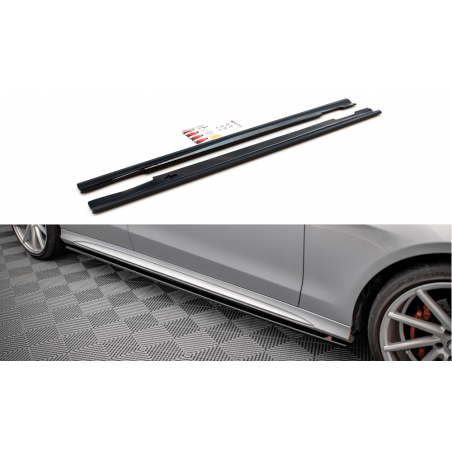 MAXTON Rajouts Des Bas De Caisse Mercedes-Benz E63 AMG / AMG-Line Sedan W212 Facelift