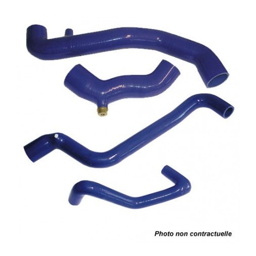 Kit Durites d'Eau Samco Citroën Saxo VTS Bleu (2 pièces)