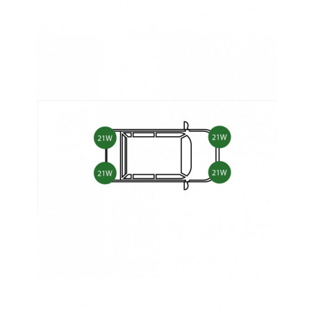 Centrale clignotant 12V 3P DIN - Mod. Court