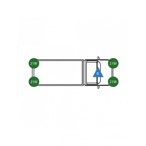 Centrale clignotant 24V 4P SAE/BNA + Support