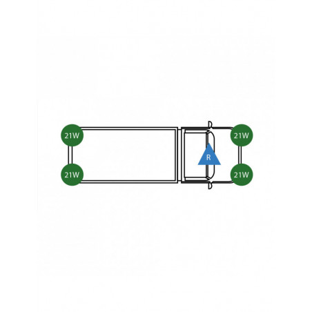 Centrale clignotant 24V 4P SAE/BNA + Support