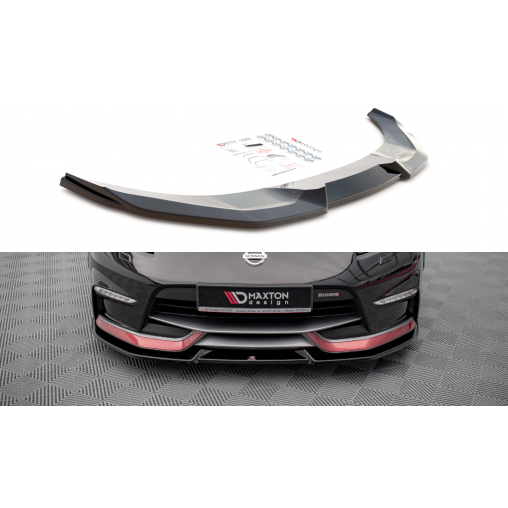 MAXTON Lame Du Pare-Chocs Avant V.2 Nissan 370Z Nismo Facelift MAXTON Lame Du Pare-Chocs Avant V.2 Nissan 370Z Nismo Facelift