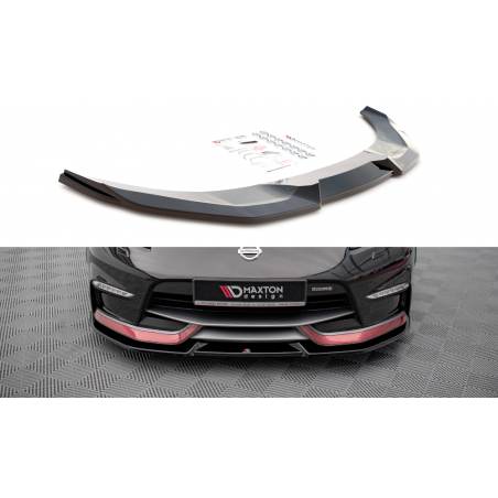 MAXTON Lame Du Pare-Chocs Avant V.2 Nissan 370Z Nismo Facelift