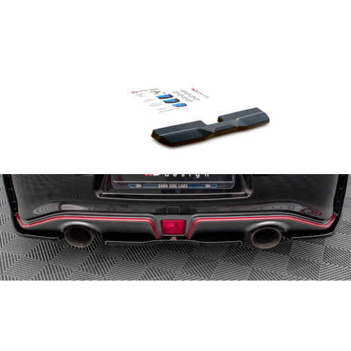 MAXTON Central Arriere Splitter Nissan 370Z Nismo Facelift