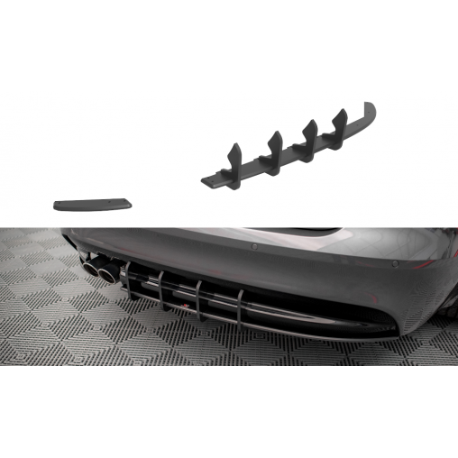 MAXTON Street Pro Central Diffuseur Arriere Jaguar XF R-Sport Mk2