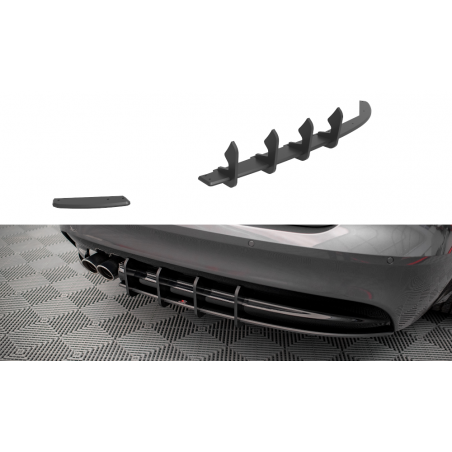 MAXTON Street Pro Central Diffuseur Arriere Jaguar XF R-Sport Mk2