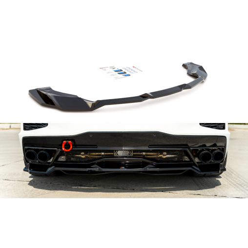 MAXTON Central Arriere Splitter Chevrolet Corvette C8 MAXTON Central Arriere Splitter Chevrolet Corvette C8