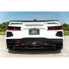 MAXTON Central Arriere Splitter Chevrolet Corvette C8 MAXTON Central Arriere Splitter Chevrolet Corvette C8