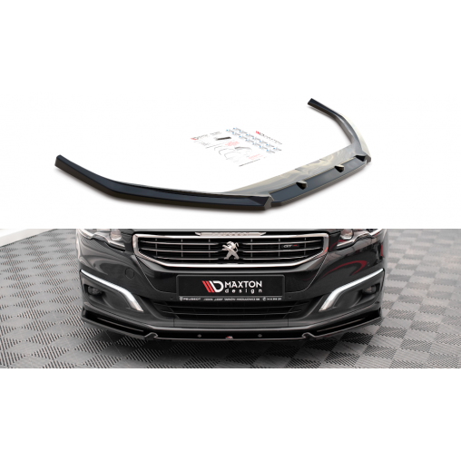 MAXTON Lame Du Pare-Chocs Avant V.1 Peugeot 508 GT Mk1 Facelift MAXTON Lame Du Pare-Chocs Avant V.1 Peugeot 508 GT Mk1 Facelift