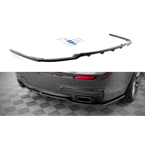 MAXTON Central Arriere Splitter (avec une barre verticale) BMW 7 M-Pack F01 MAXTON Central Arriere Splitter (avec une barre verticale) BMW 7 M-Pack F01