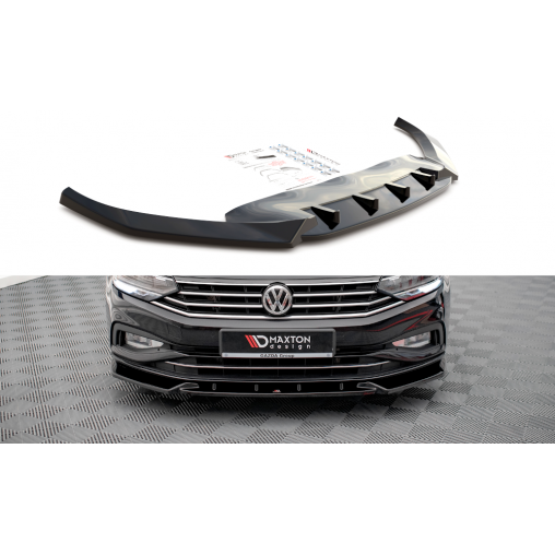 MAXTON Lame Du Pare-Chocs Avant V.2 Volkswagen Passat B8 Facelift MAXTON Lame Du Pare-Chocs Avant V.2 Volkswagen Passat B8 Facelift