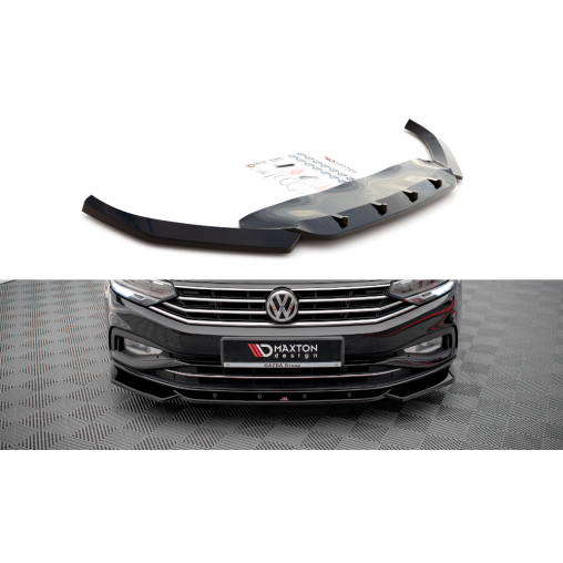 MAXTON Lame Du Pare-Chocs Avant V.1 Volkswagen Passat B8 Facelift MAXTON Lame Du Pare-Chocs Avant V.1 Volkswagen Passat B8 Facelift