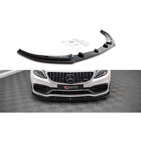 MAXTON Lame Du Pare-Chocs Avant V.1 Mercedes-AMG C63 Coupe C205 Facelift
