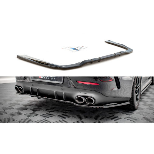 MAXTON Central Arriere Splitter (avec une barre verticale) Mercedes-AMG CLS 53 C257 MAXTON Central Arriere Splitter (avec une barre verticale) Mercedes-AMG CLS 53 C257