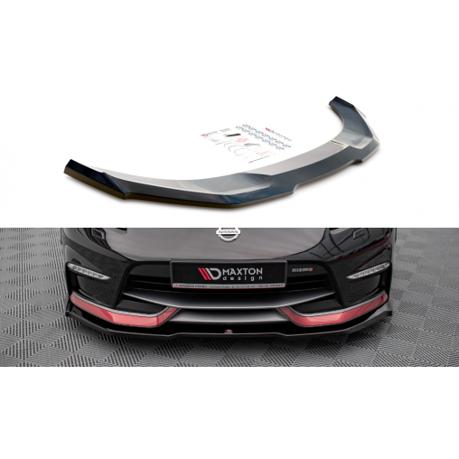 MAXTON Lame Du Pare-Chocs Avant V.1 Nissan 370Z Nismo Facelift MAXTON Lame Du Pare-Chocs Avant V.1 Nissan 370Z Nismo Facelift